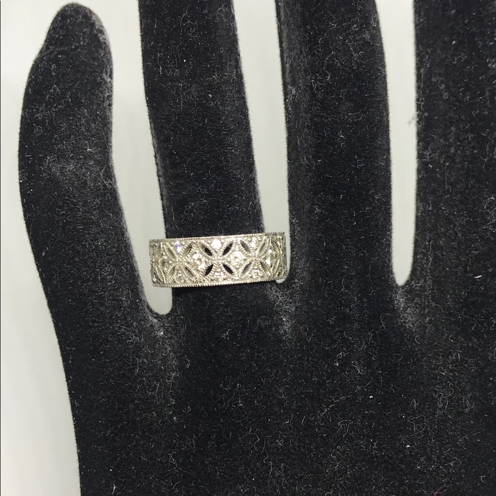 Sterling silver 925 TACORI Filigree ring